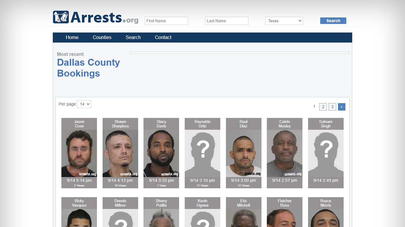 Dallas County Arrests and Inmate Search